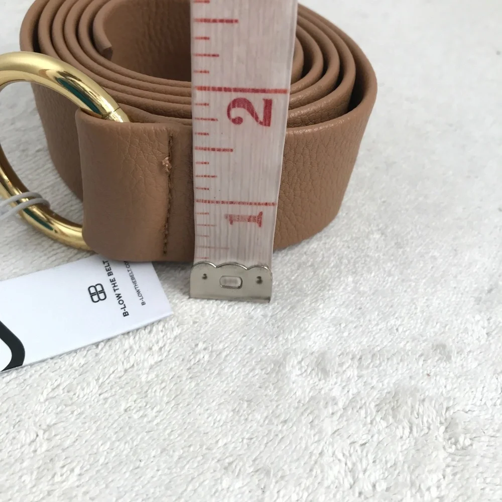 B LOW THE BELT BROWN D RING ADJUSTABLE WOMENS ONE SIZE